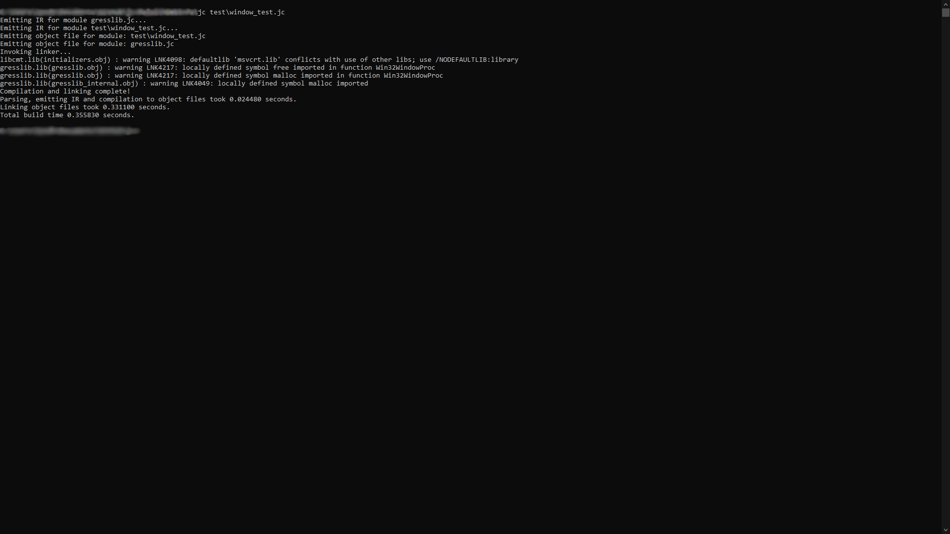 Compiler fast. Linker slow.